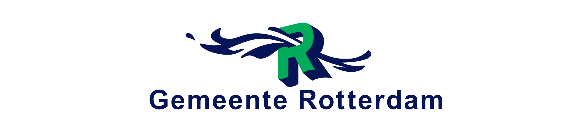 Gemeente Rotterdam logo, de lokale overheid die verantwoordelijk is voor stadsontwikkeling, openbare diensten en het welzijn van de inwoners van Rotterdam